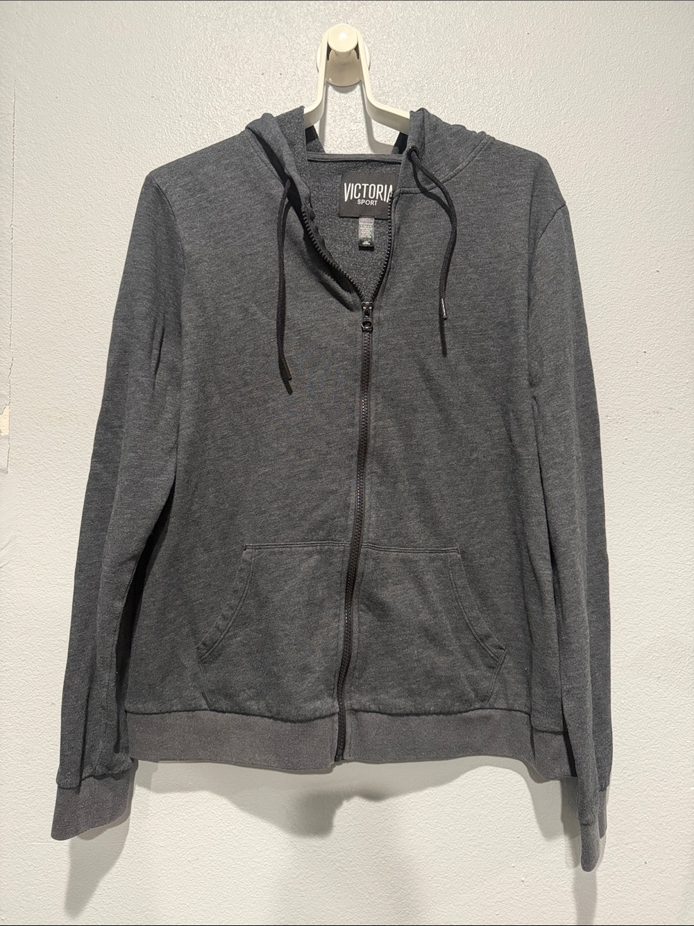 Women's Gray Zip-Up Hoodie